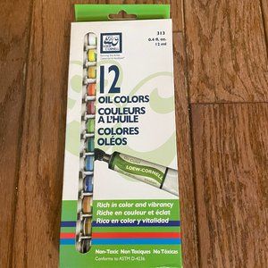 12 Oil Colors 0.4 fl. oz. Tubes